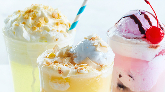 Ice cream floats