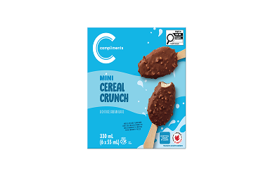 Cereal Crunch Mini-Bar in blue box