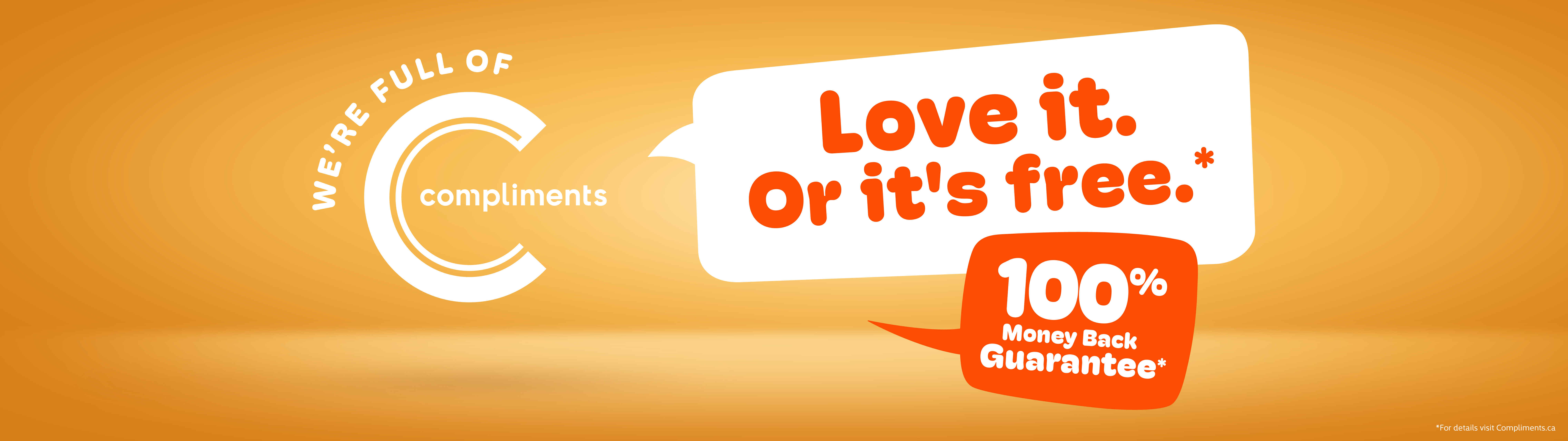 Love it or it is free