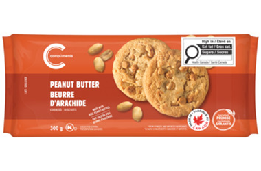 Biscuits au beurre d’arachide Compliments